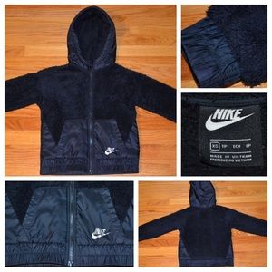 Youth girls Nike fleecy jacket/coat, size XS